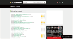 Desktop Screenshot of indice.reteimprese.it